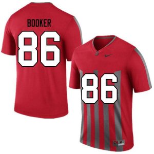 NCAA Ohio State Buckeyes Men's #86 Chris Booker Retro Nike Football College Jersey PUQ6545GA